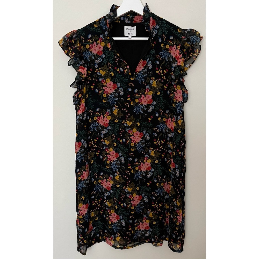 Madewell x No. 6 โข 6 โข 100% Silk Floral Print Dress